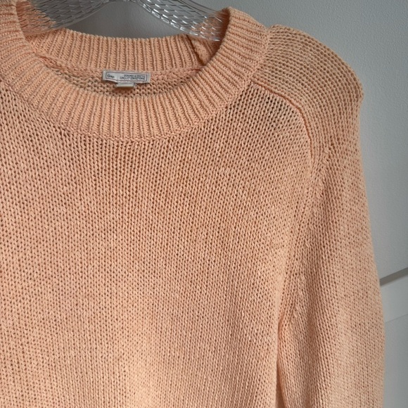 Gap Slouchy dolman-sleeve sweater Peach Cotton Knit Women's Size XS - Picture 6 of 9